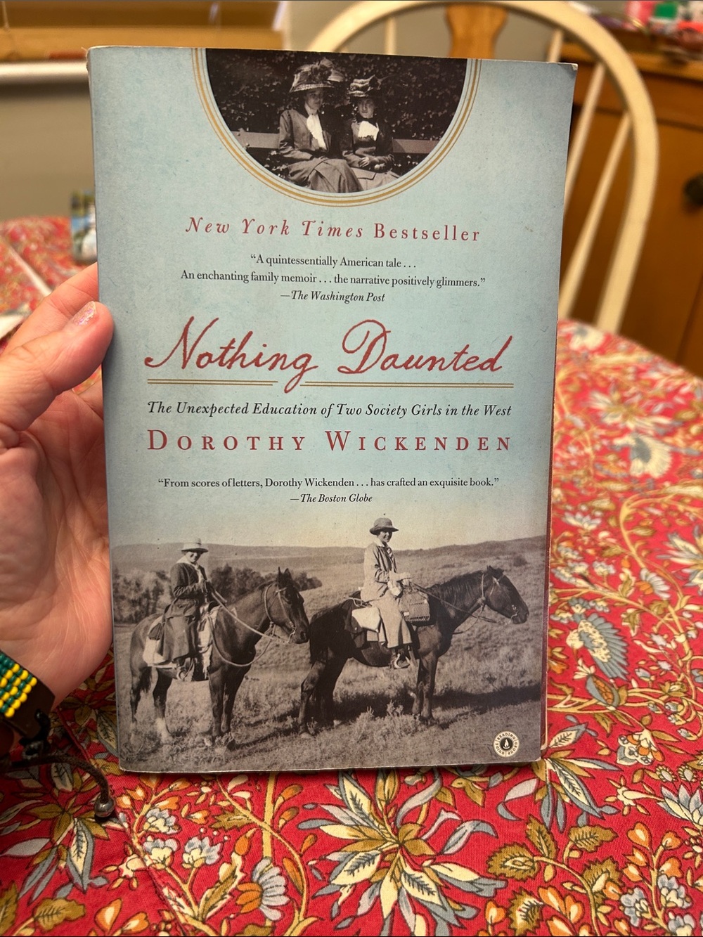 Dorothy Wickenden "Nothing Daunted" Paperback Book - Blue Cover
